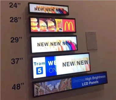 28 dyuymli ultra keng cho'zilgan bar tipidagi LCD displey Raqamli Signage Factory OEM